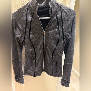 lululemon gray scuba zip up